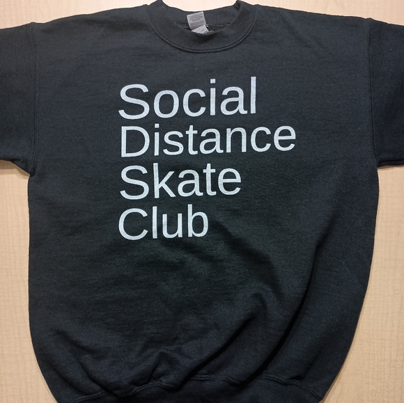 Bundle of Social Distance Skate Club Sweatshirts Size Adult Medium Size XL Youth - Picture 3 of 13